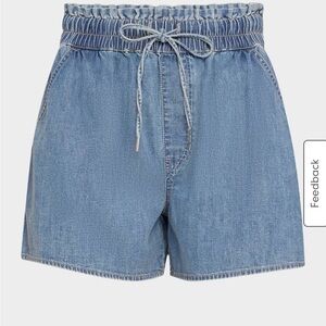 Veronica Beard Wilder Denim Blue Women's Shorts